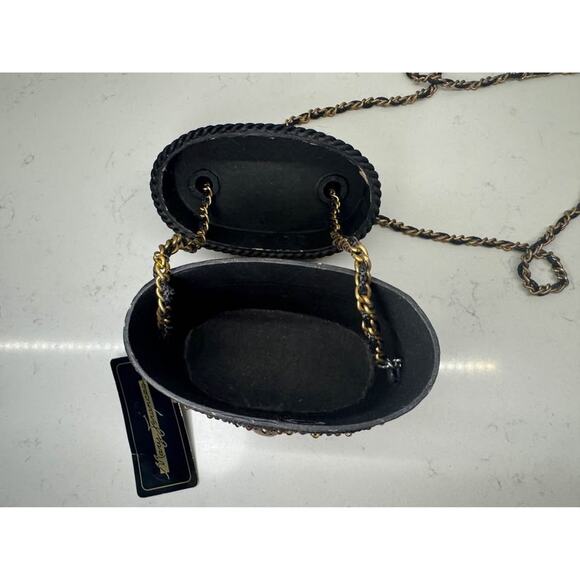 Mary Frances Vintage African Theme Tree Stem Shape Small Crossbody Shoulder Bag - Picture 6 of 7